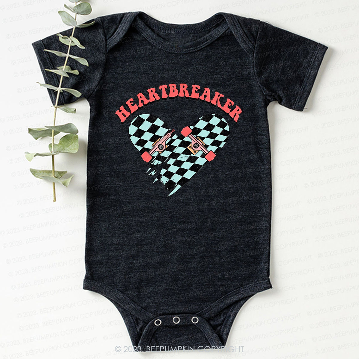 Heart Breaker Valentines Day Bodysuit For Baby