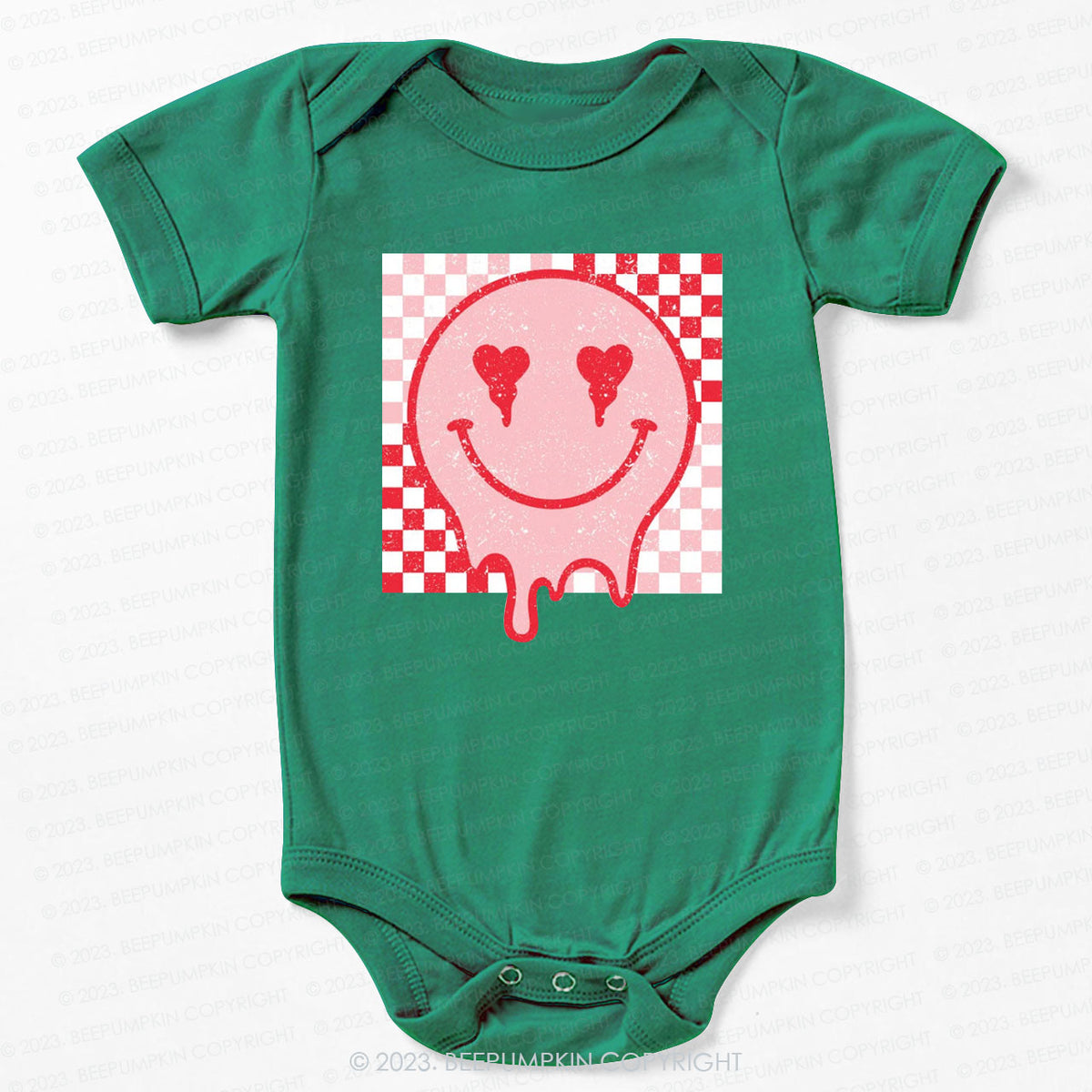 Melt Face Valentine's Day Bodysuit For Baby
