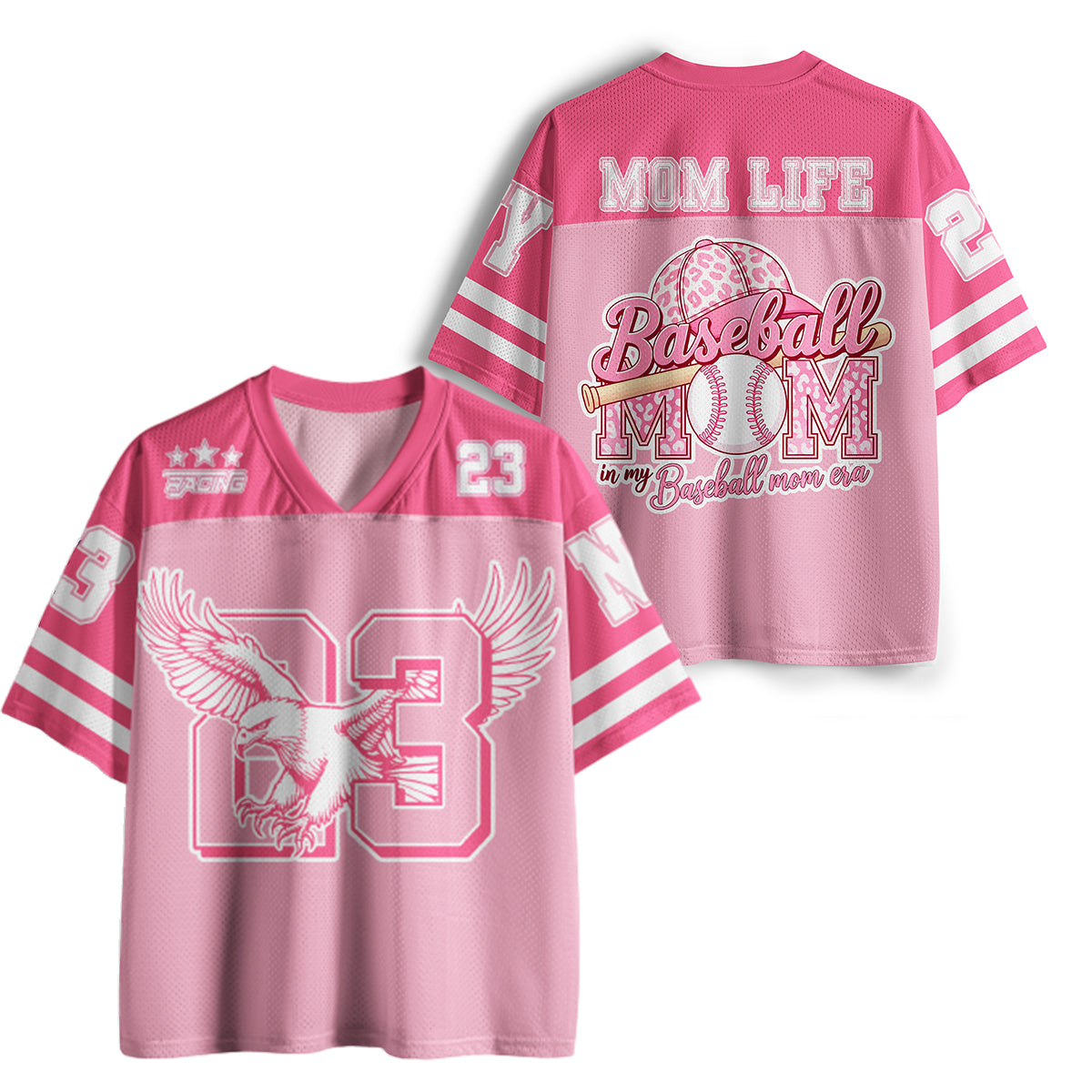 Vintage Baseball Mom Mesh Jersey